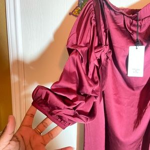 Loveriche burgundy dress